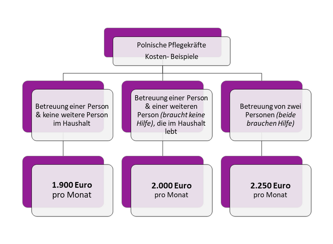 Grafik Pflegekräfte zu fairen Kosten